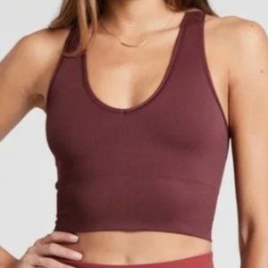 Athleta Aurora ribbed crop tank